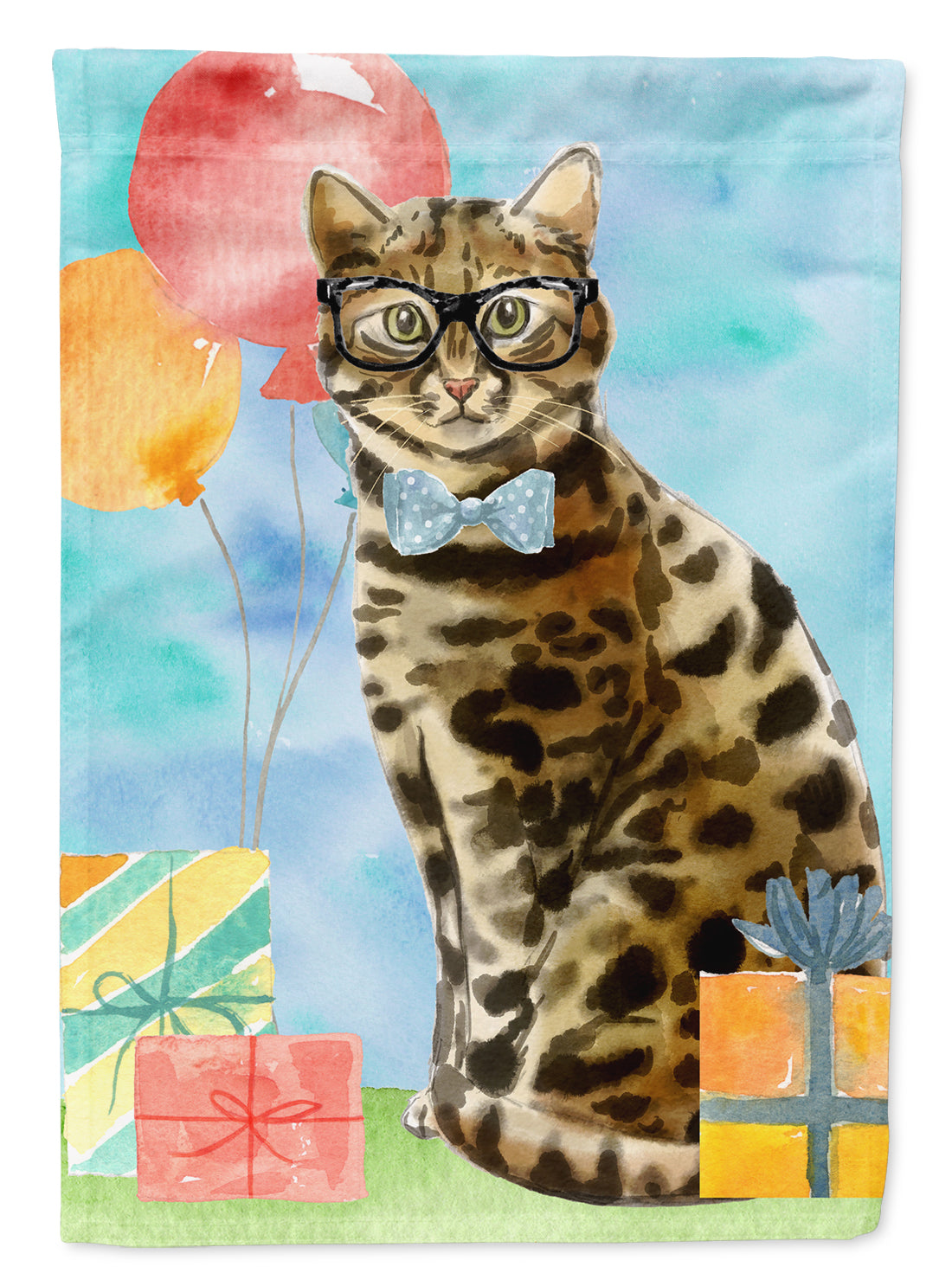 Bengal Happy Birthday Flag Canvas House Size CK3165CHF  the-store.com.