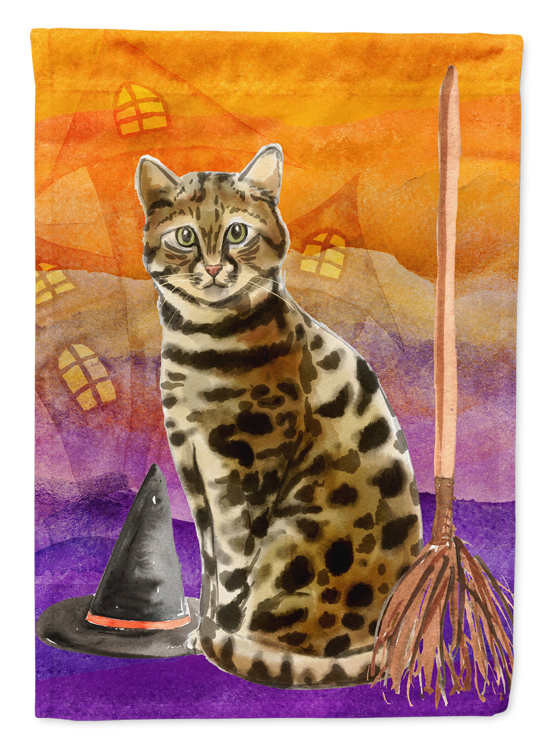 Bengal Halloween Flag Canvas House Size CK3180CHF