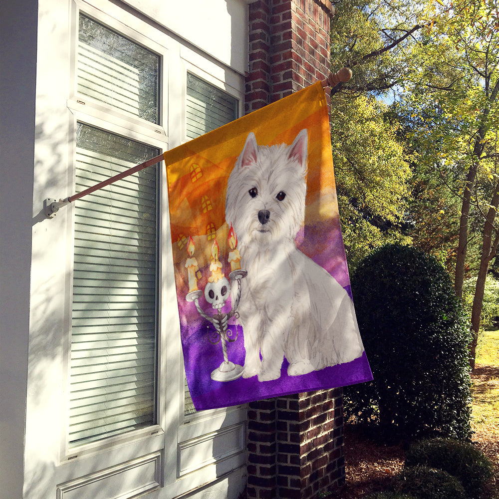Hallween Westie Flag Canvas House Size CK3193CHF  the-store.com.