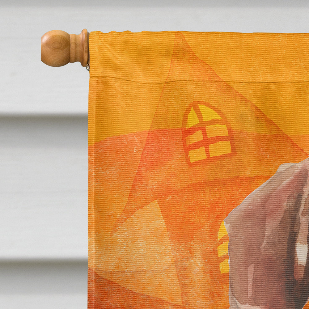 Hallween Beagle Flag Canvas House Size CK3203CHF