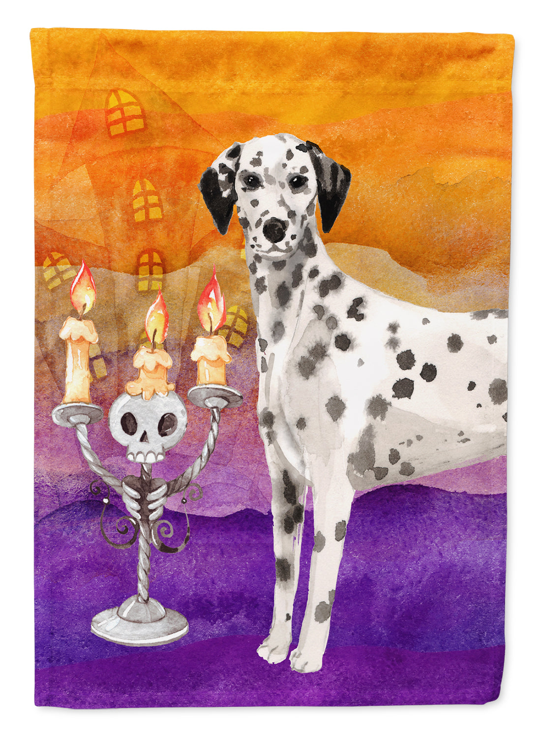 Hallween Dalmatian Flag Canvas House Size CK3214CHF  the-store.com.