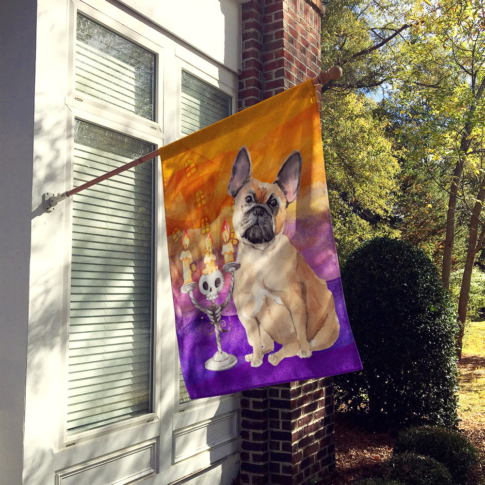 Hallween Fawn French Bulldog Flag Canvas House Size CK3216CHF  the-store.com.
