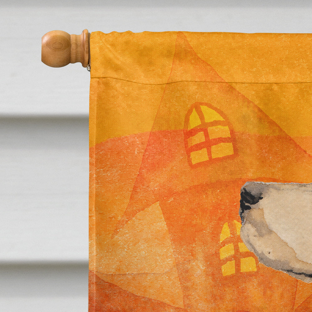 Hallween Labrador Retriever Yellow Flag Canvas House Size CK3222CHF