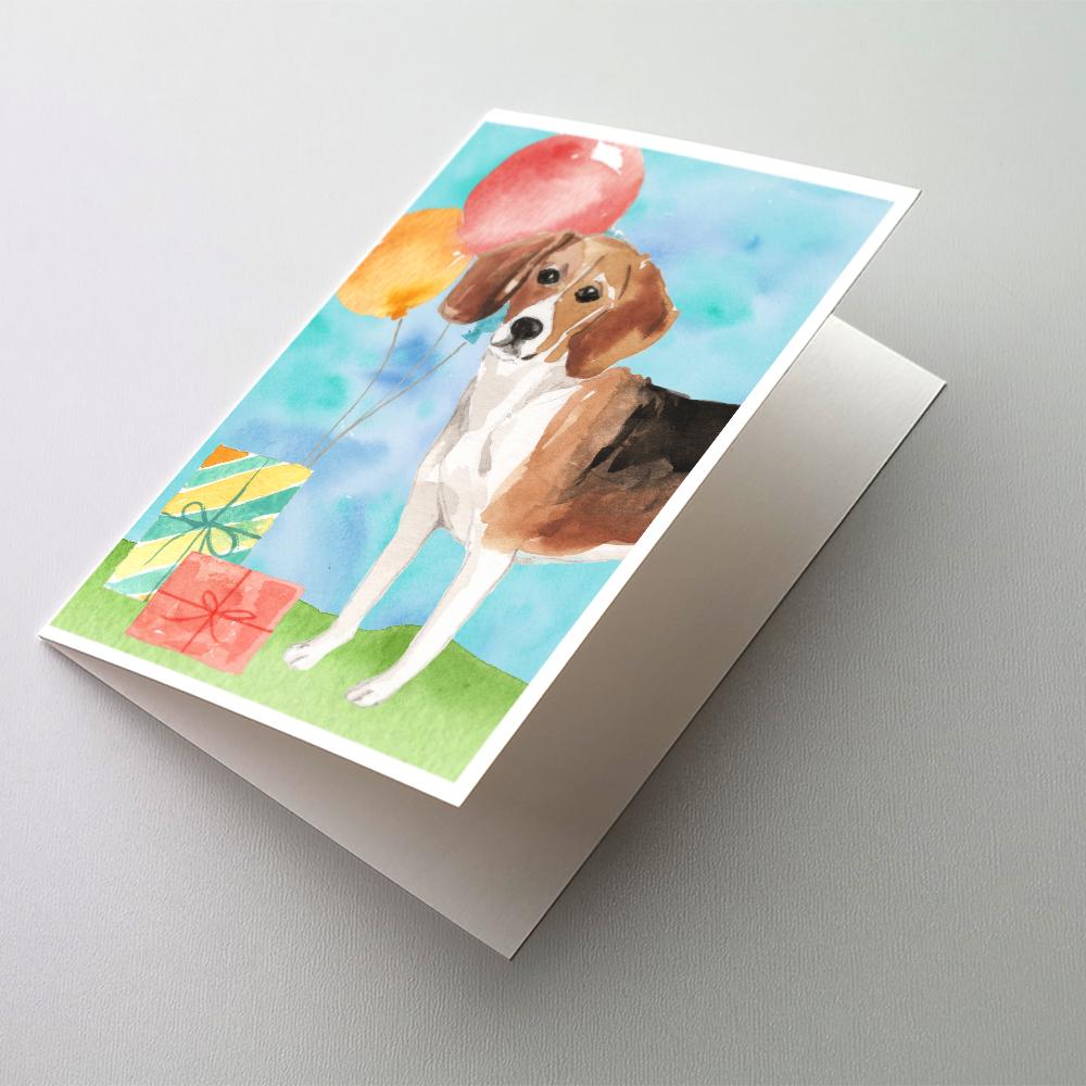 Buy this Happy Birthday Beagle Greeting Cards and Envelopes Pack of 8