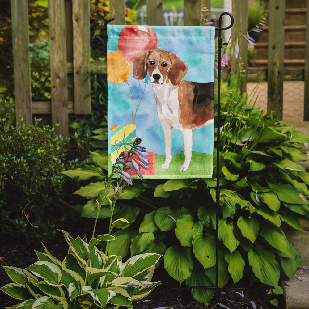 Happy Birthday Beagle Flag Garden Size CK3238GF  the-store.com.