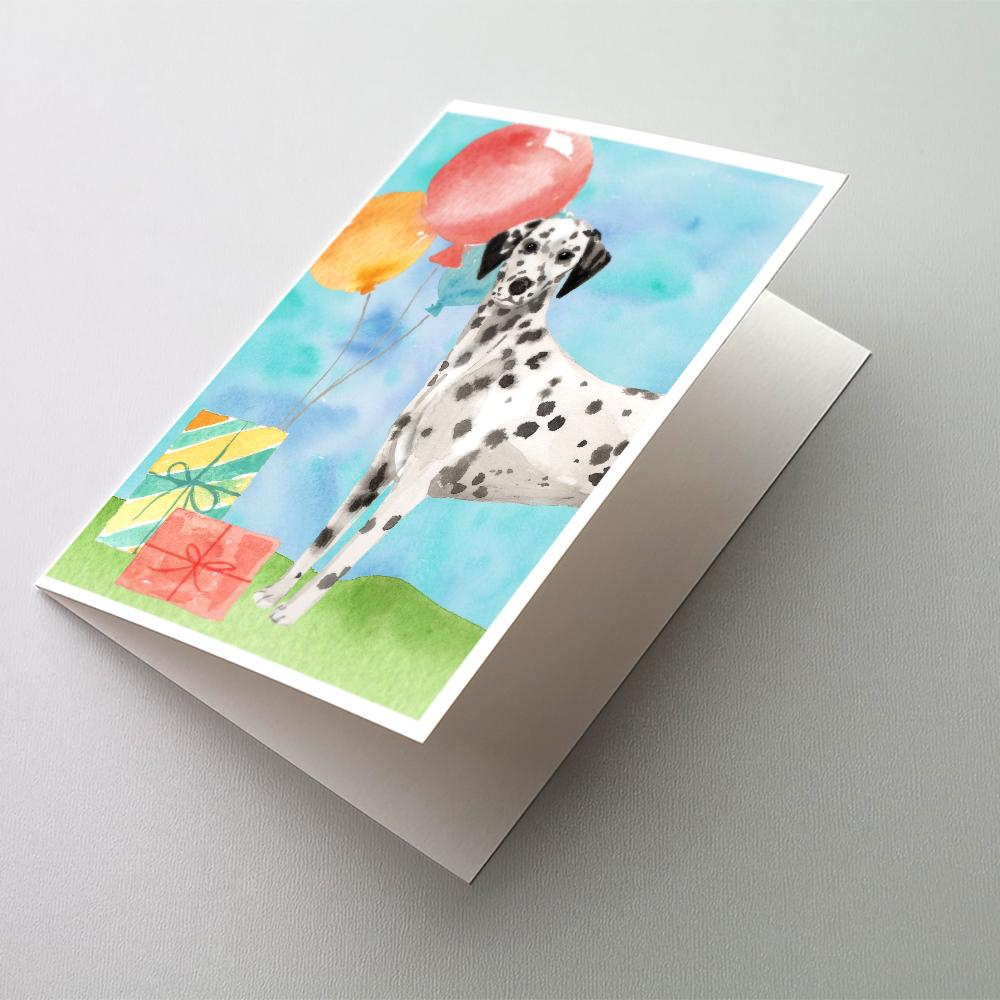 Buy this Happy Birthday Dalmatian Greeting Cards and Envelopes Pack of 8