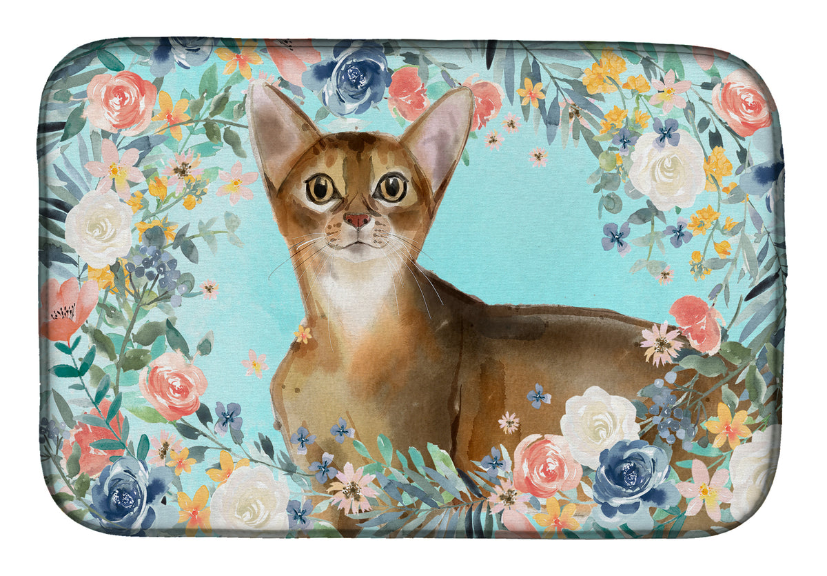Abyssinian Spring Flowers Dish Drying Mat CK3386DDM  the-store.com.