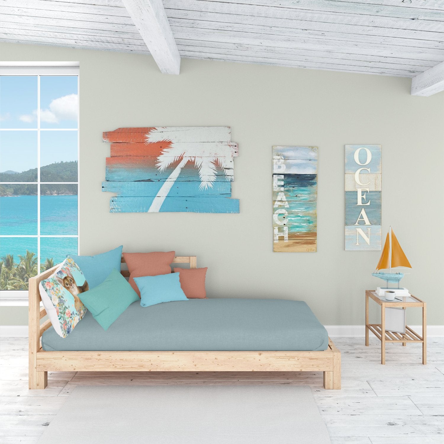 Caroline's Treasures Abyssinian Spring Flowers Standard Pillowcase – Artistic Decorative Front, White Back CK3386PILLOWCASE