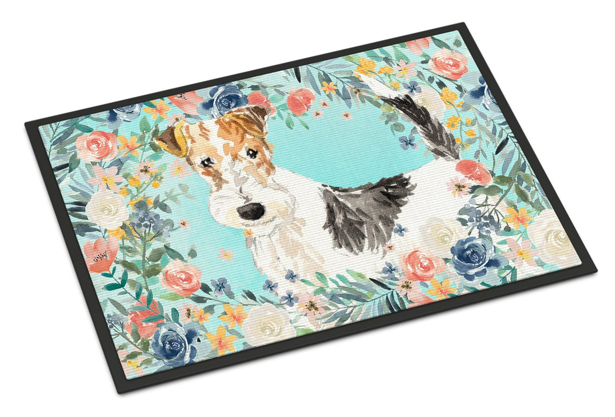 Fox Terrier Indoor or Outdoor Mat 24x36 CK3402JMAT by Caroline&#39;s Treasures