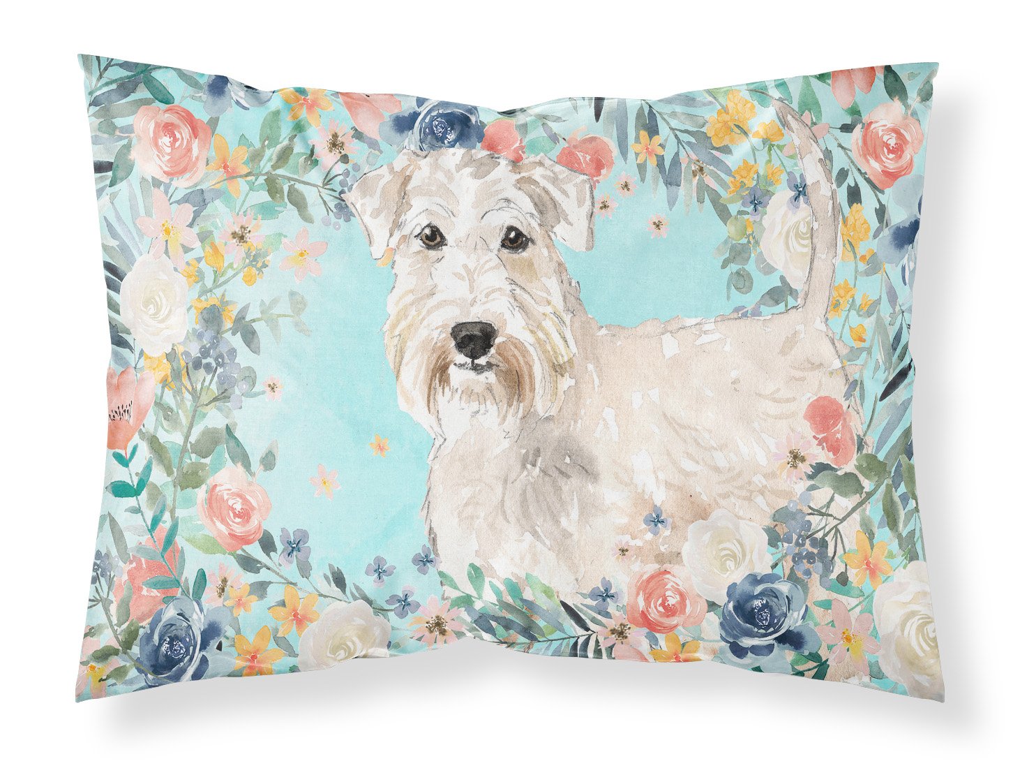 Wheaten Terrier Fabric Standard Pillowcase CK3404PILLOWCASE by Caroline's Treasures