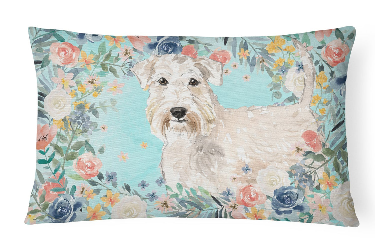 Wheaten Terrier Canvas Fabric Decorative Pillow CK3404PW1216 by Caroline&#39;s Treasures
