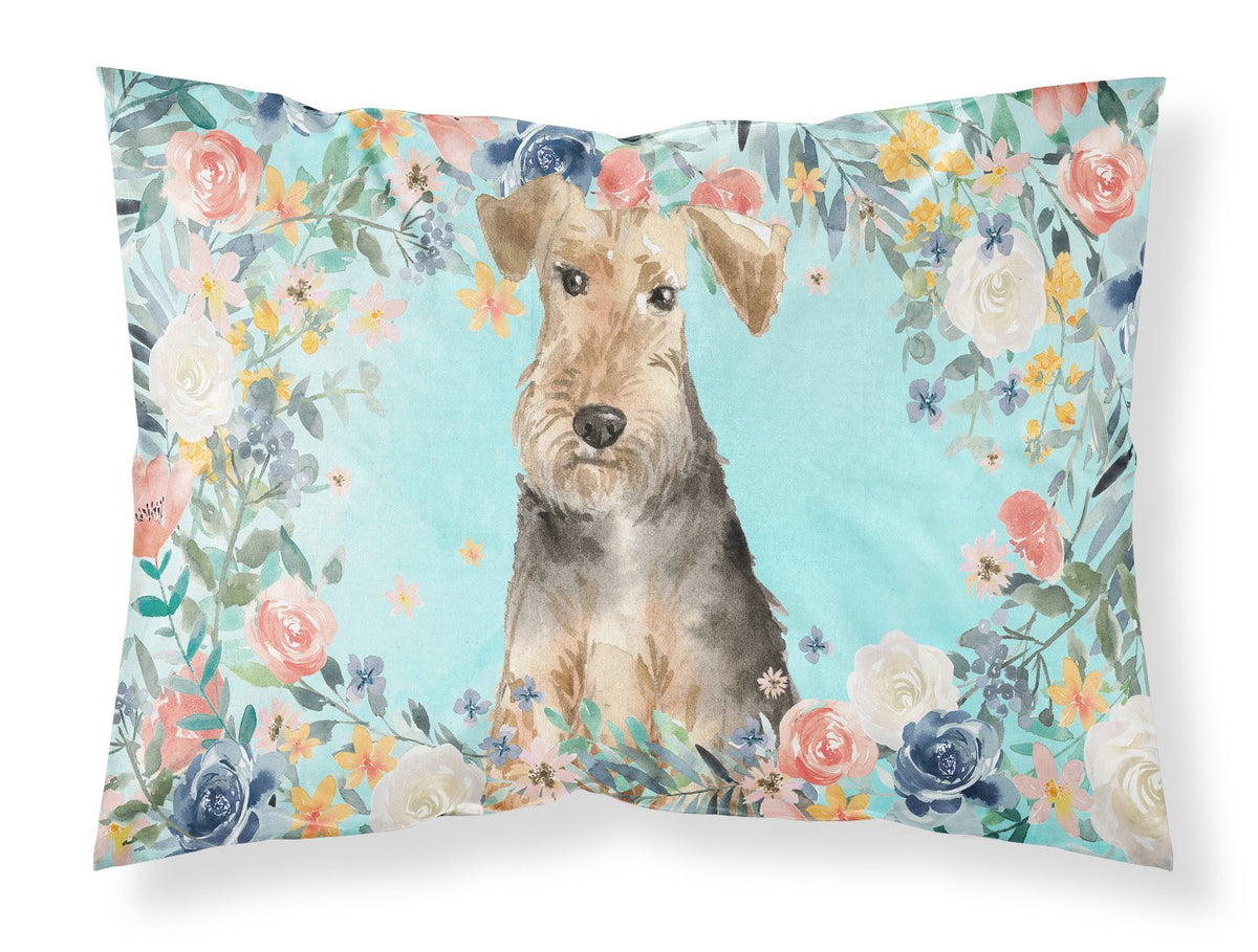 Airedale Terrier Fabric Standard Pillowcase CK3405PILLOWCASE by Caroline&#39;s Treasures