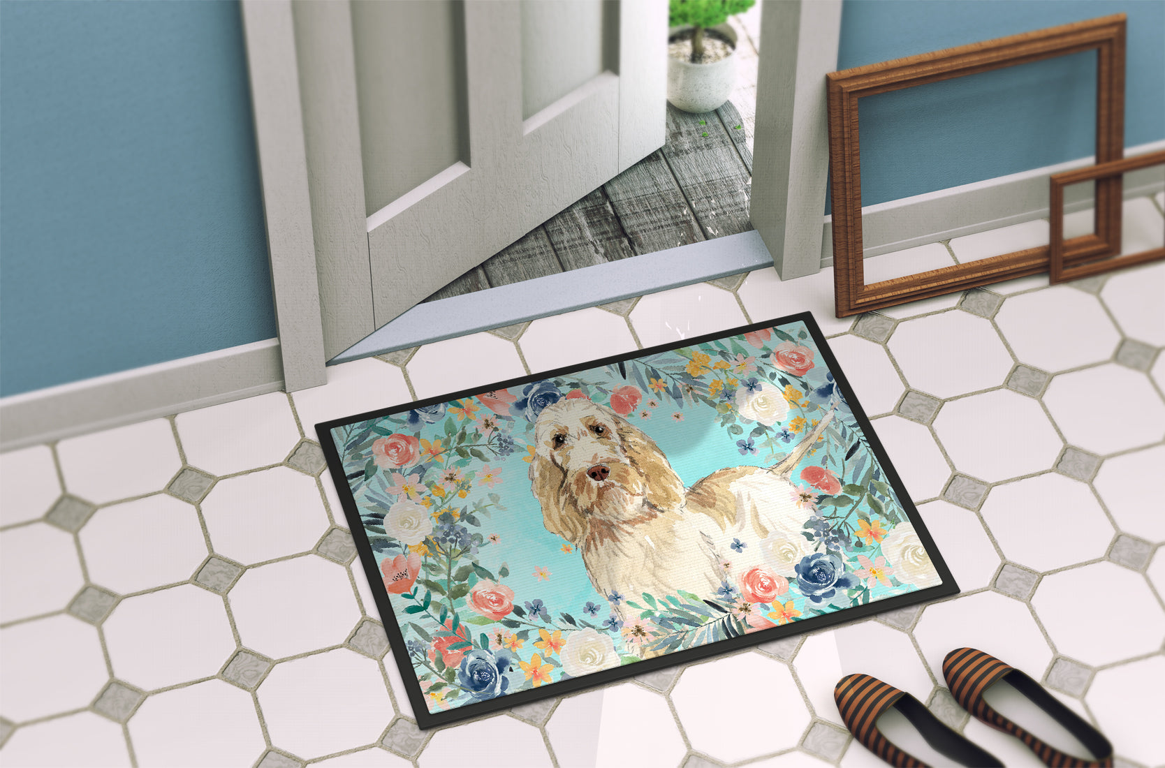 Spinone Italiano Indoor or Outdoor Mat 18x27 CK3407MAT - the-store.com
