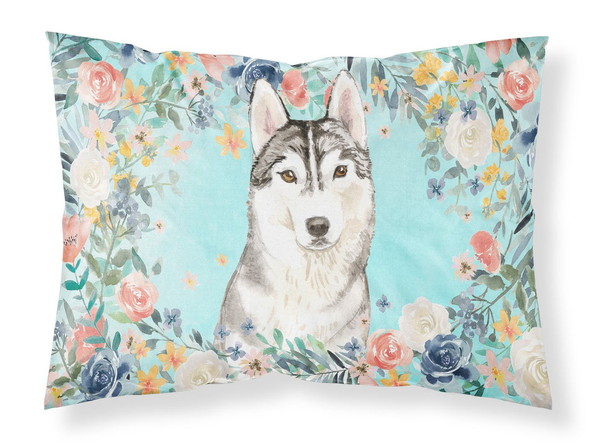 Siberian Husky Fabric Standard Pillowcase CK3408PILLOWCASE by Caroline&#39;s Treasures