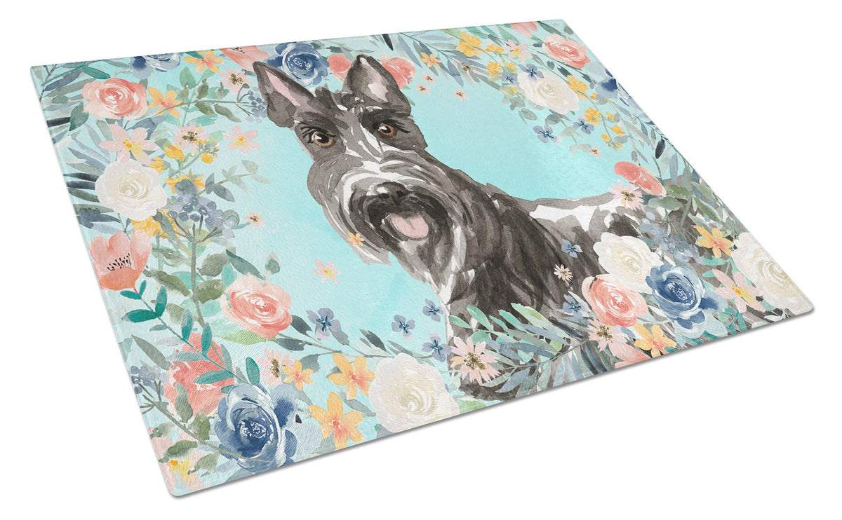 Scottish Terrier Glass Cutting Board Large CK3412LCB by Caroline&#39;s Treasures