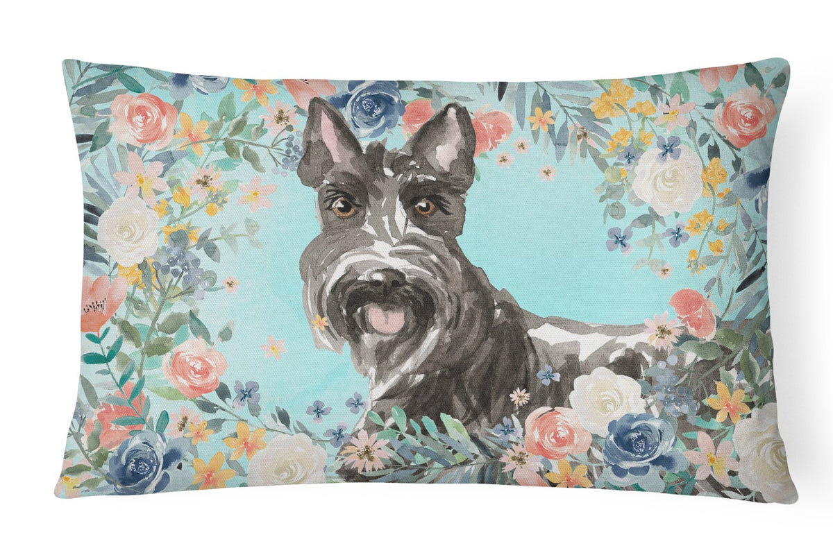 Scottish Terrier Canvas Fabric Decorative Pillow CK3412PW1216 by Caroline&#39;s Treasures