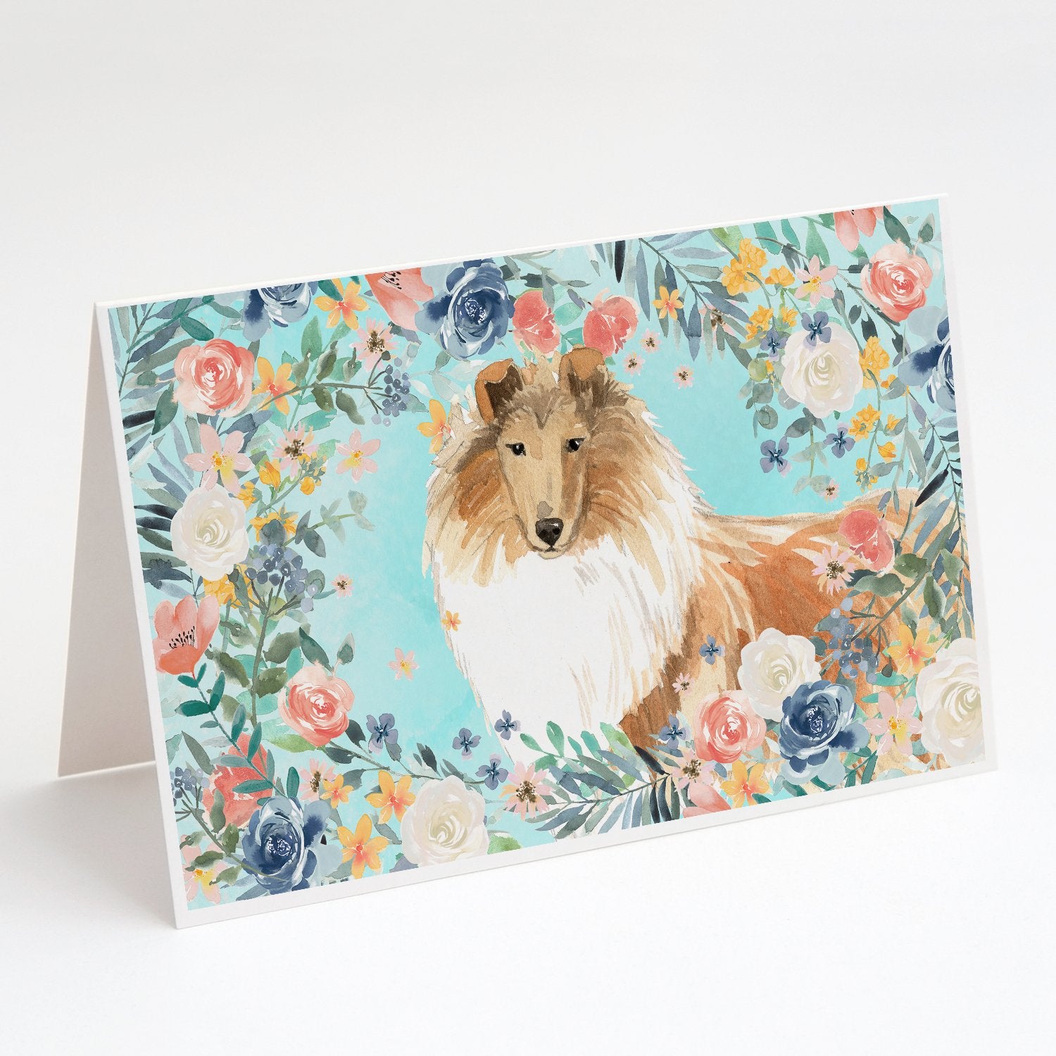 Buy this Collie Greeting Cards and Envelopes Pack of 8