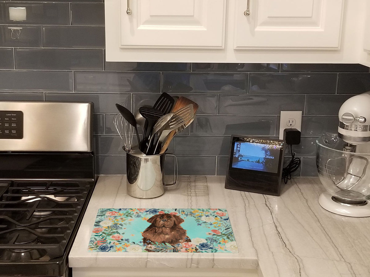 Caroline's Treasures Newfoundland Glass Cutting Boards – Durable, Decorative Kitchen Art Large CK3416LCB