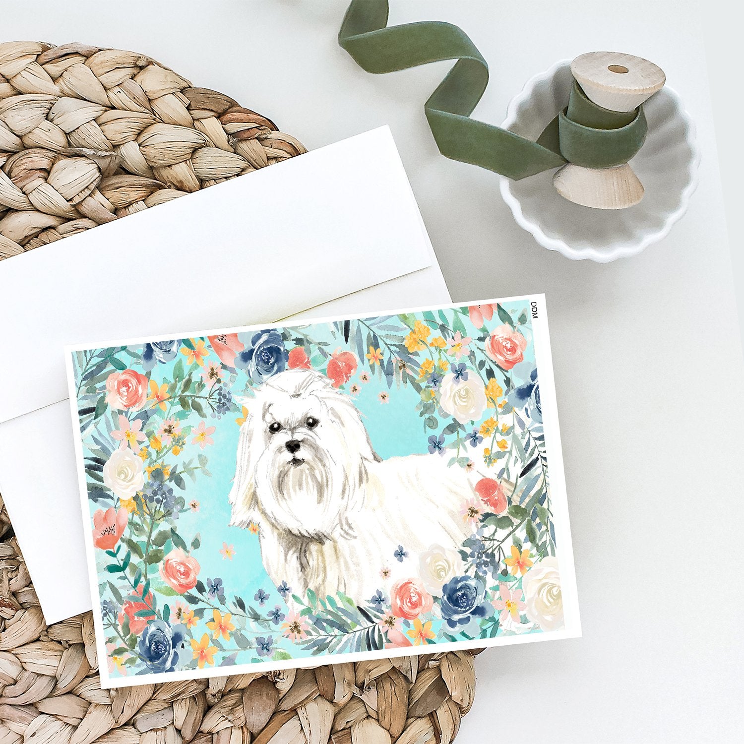 Maltese Greeting Cards and Envelopes Pack of 8 - the-store.com