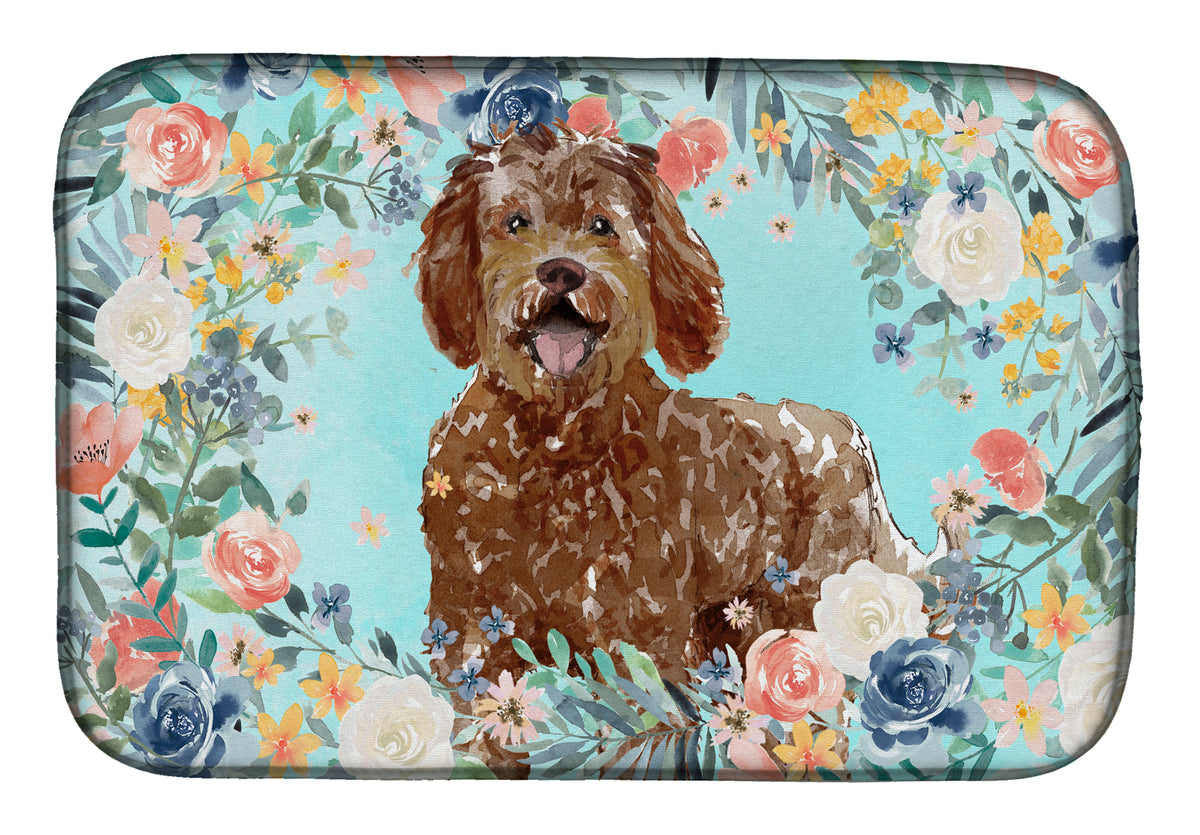 Labradoodle Dish Drying Mat CK3421DDM  the-store.com.