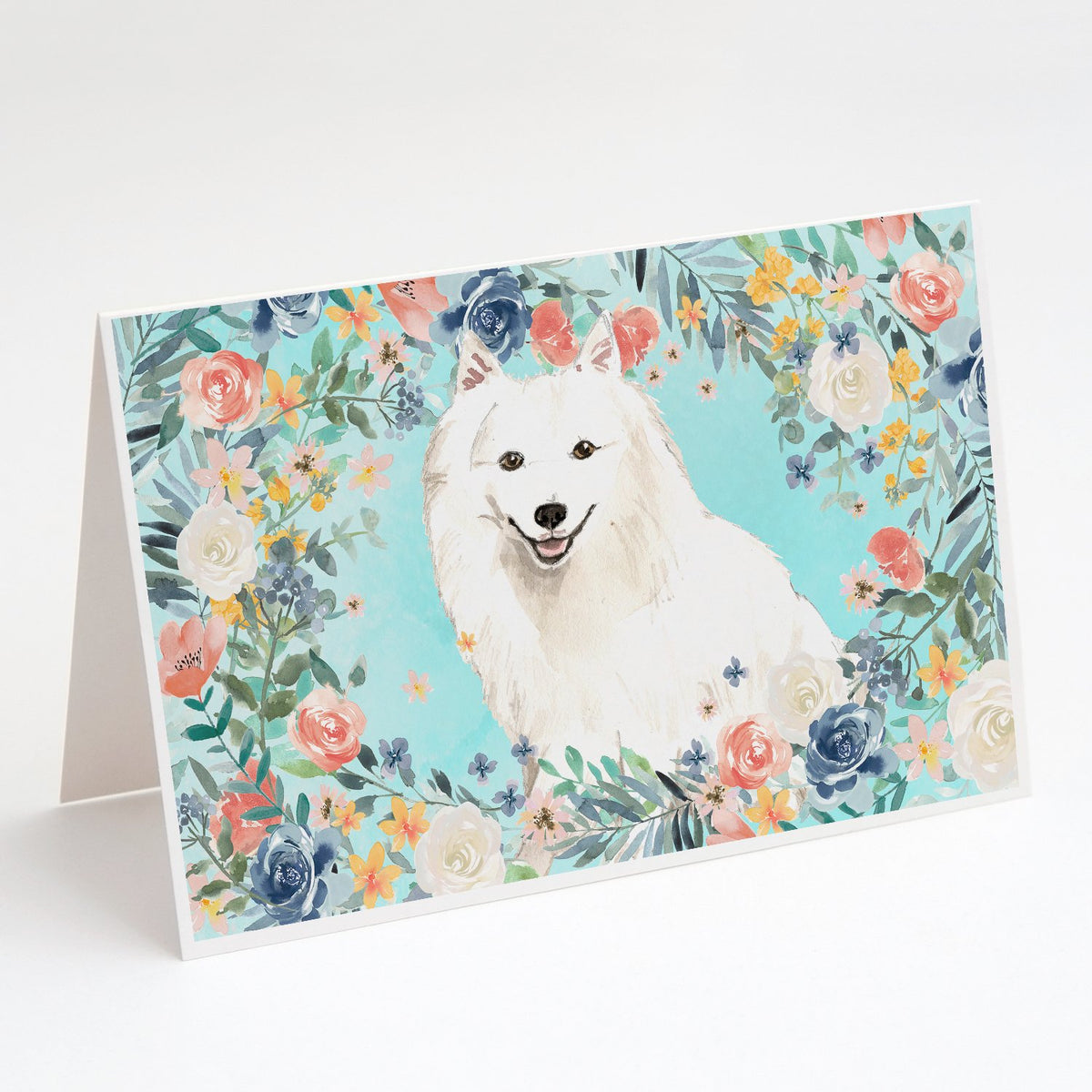 Buy this Japanese Spitz Greeting Cards and Envelopes Pack of 8