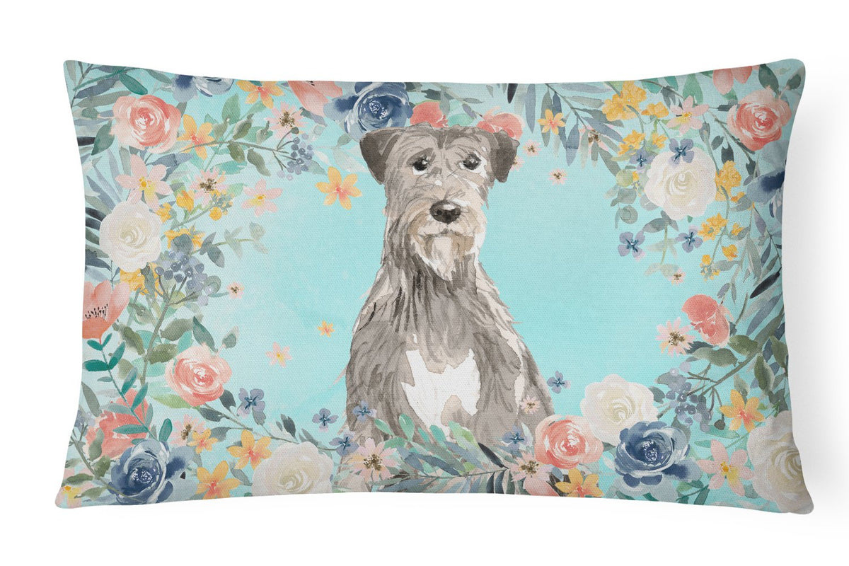 Irish Wolfhound Canvas Fabric Decorative Pillow CK3423PW1216 by Caroline&#39;s Treasures