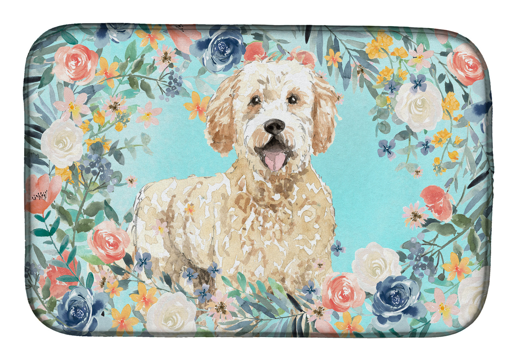 Goldendoodle Dish Drying Mat CK3426DDM  the-store.com.