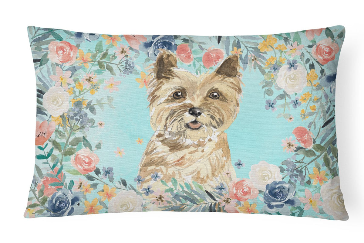 Cairn Terrier Canvas Fabric Decorative Pillow CK3430PW1216 by Caroline&#39;s Treasures