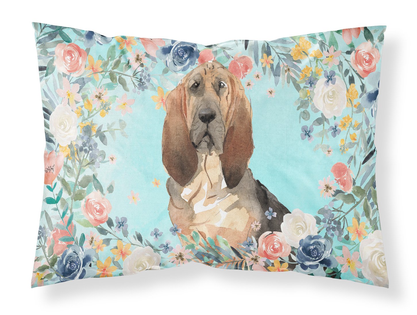 Bloodhound Fabric Standard Pillowcase CK3434PILLOWCASE by Caroline's Treasures