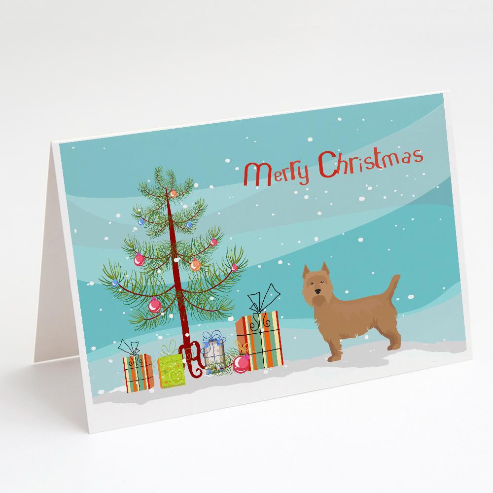 Buy this Airedale Terrier Christmas Tree Greeting Cards and Envelopes Pack of 8