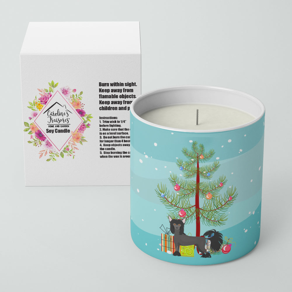 Chinese Crested Christmas Tree 10 oz Decorative Soy Candle - the-store.com
