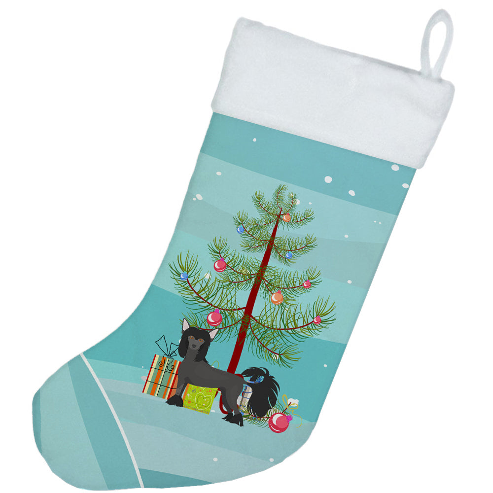 Chinese Crested Christmas Tree Christmas Stocking CK3447CS  the-store.com.