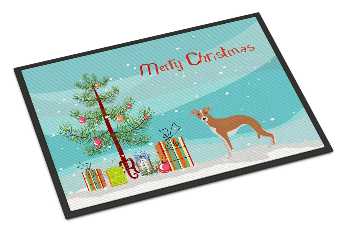 Italian Greyhound Christmas Tree Indoor or Outdoor Mat 24x36 CK3460JMAT by Caroline&#39;s Treasures