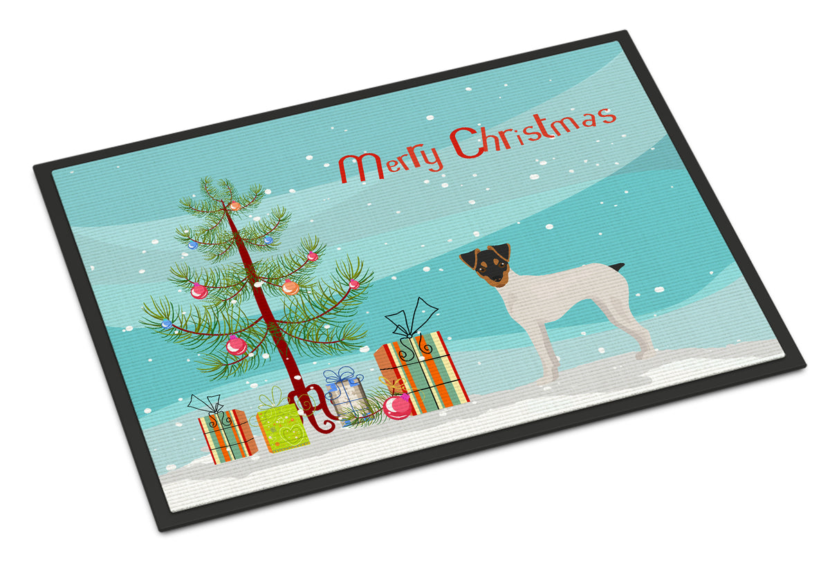 Japanese Terrier Christmas Tree Indoor or Outdoor Mat 18x27 CK3464MAT - the-store.com