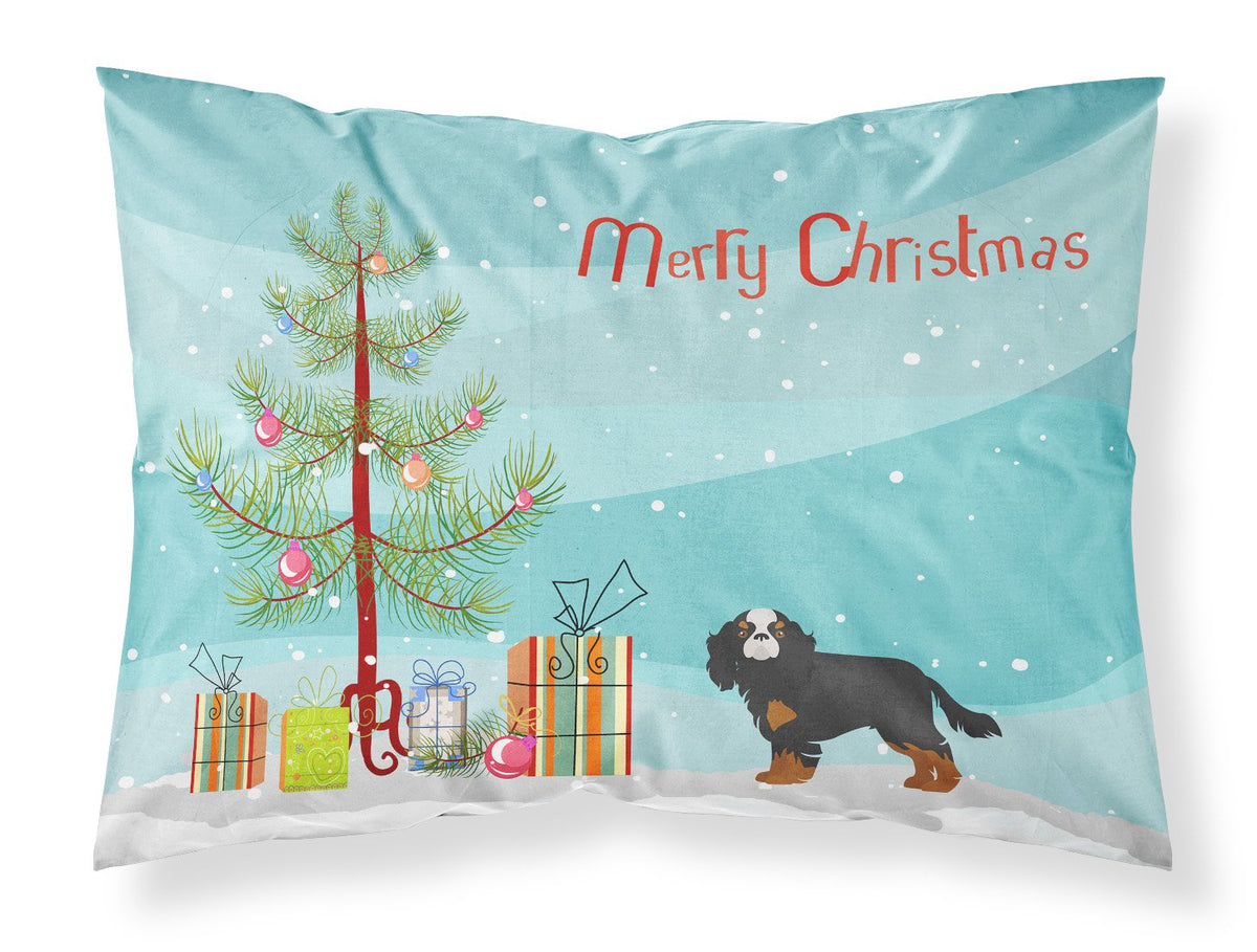 Cavalier King Charles Spaniel Christmas Tree Fabric Standard Pillowcase CK3465PILLOWCASE by Caroline&#39;s Treasures