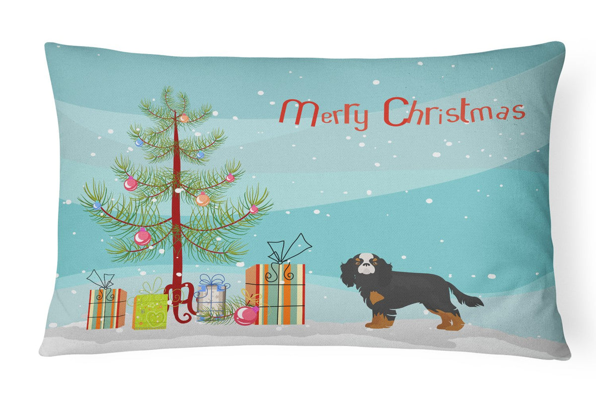 Cavalier King Charles Spaniel Christmas Tree Canvas Fabric Decorative Pillow CK3465PW1216 by Caroline&#39;s Treasures