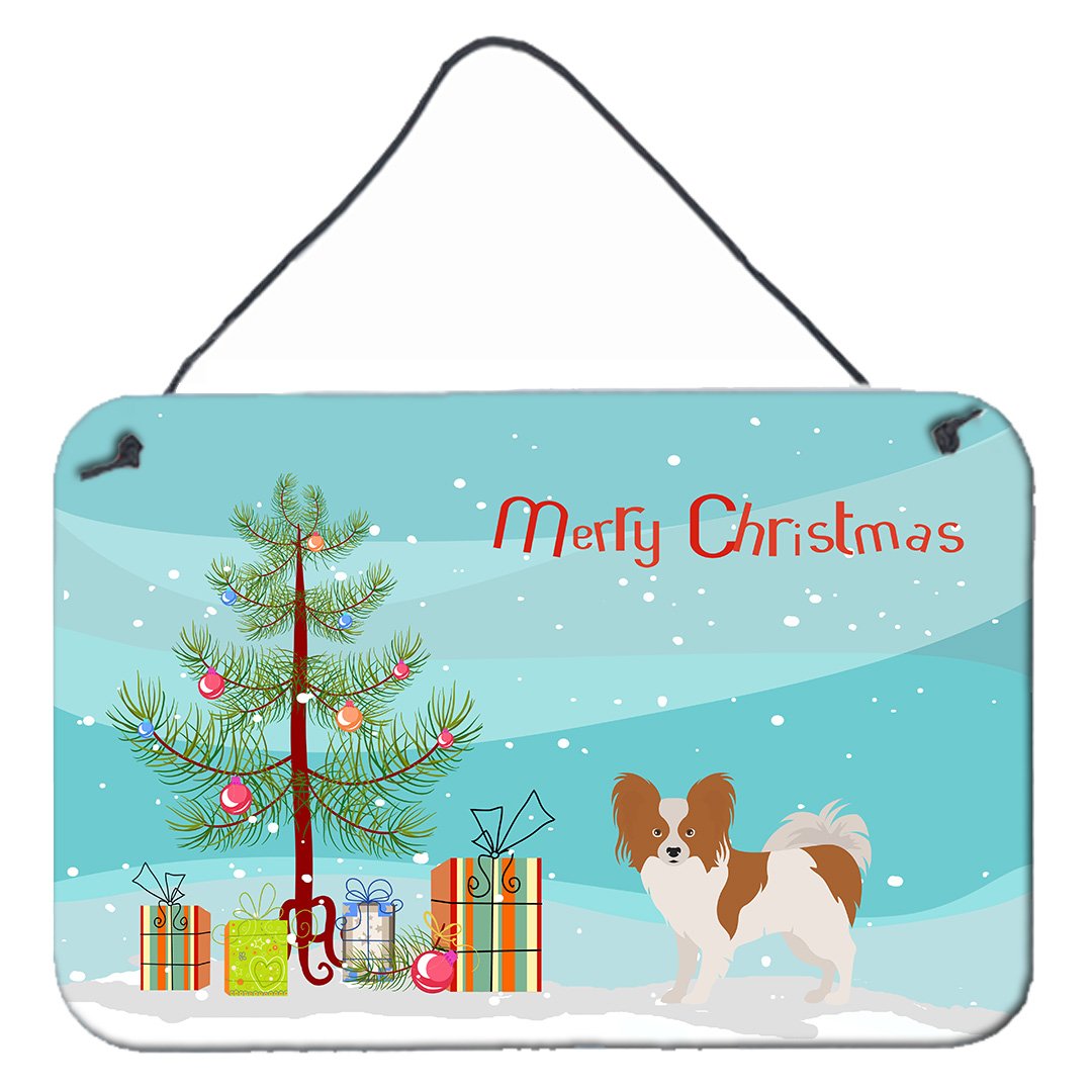 Papillon Christmas Tree Wall or Door Hanging Prints CK3476DS812 by Caroline&#39;s Treasures
