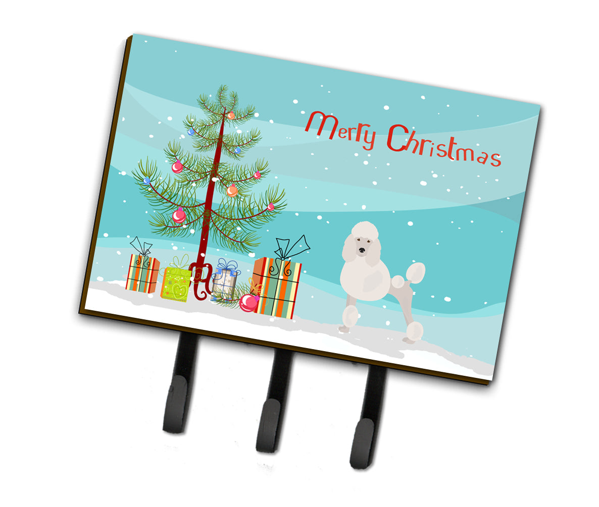 Miniature Poodle Christmas Tree Leash or Key Holder CK3478TH68