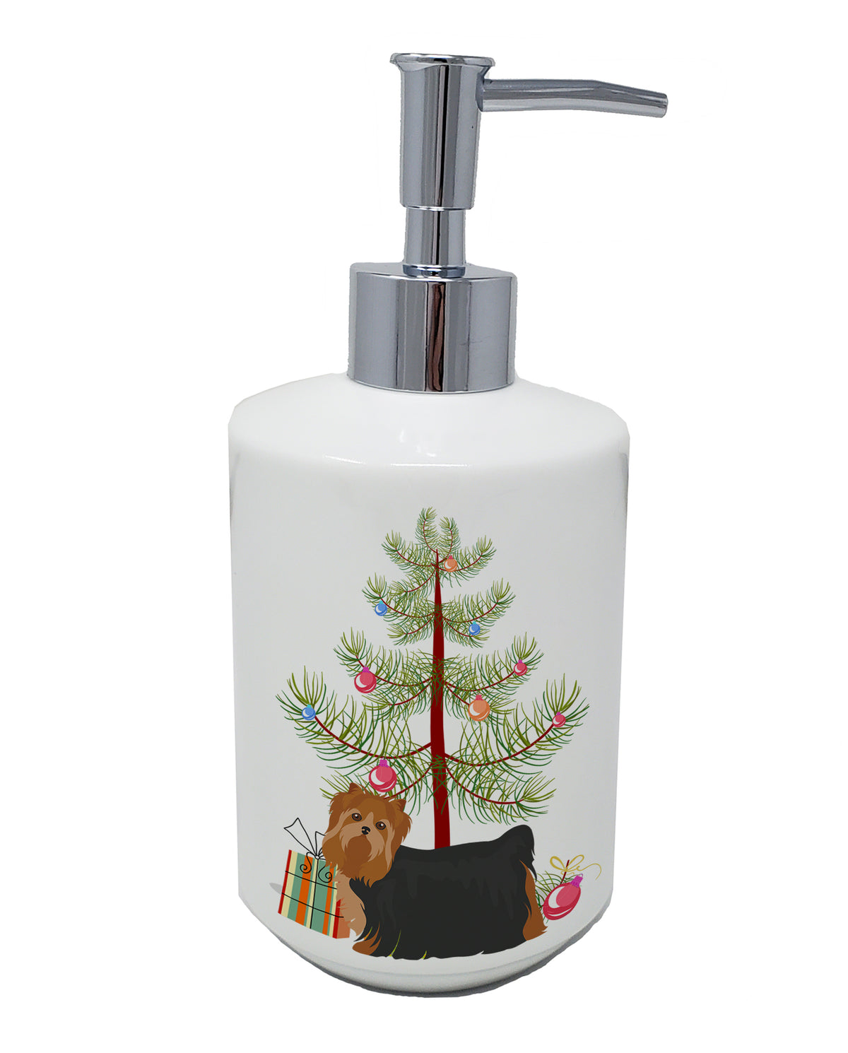 Buy this Yorkshire Terrier Christmas Tree Ceramic Soap Dispenser