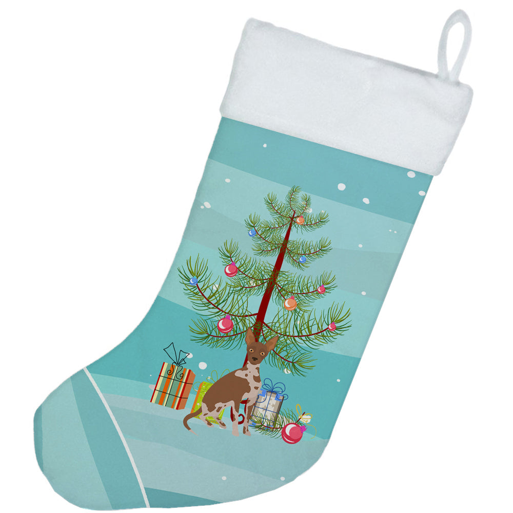 Tan Abyssinian or African Hairless Dog Christmas Tree Christmas Stocking CK3491CS  the-store.com.