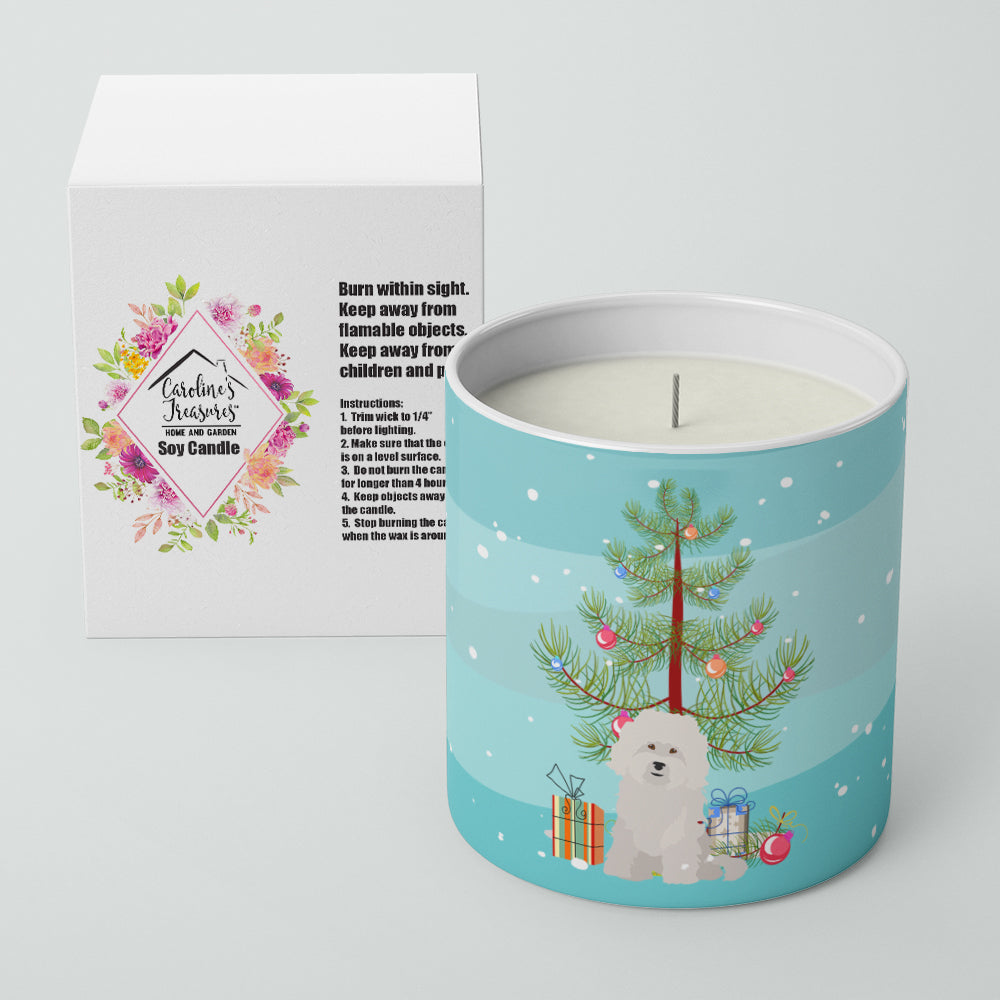 Caroline's Treasures Bolognese Christmas Tree 10 oz Decorative Soy Candle
