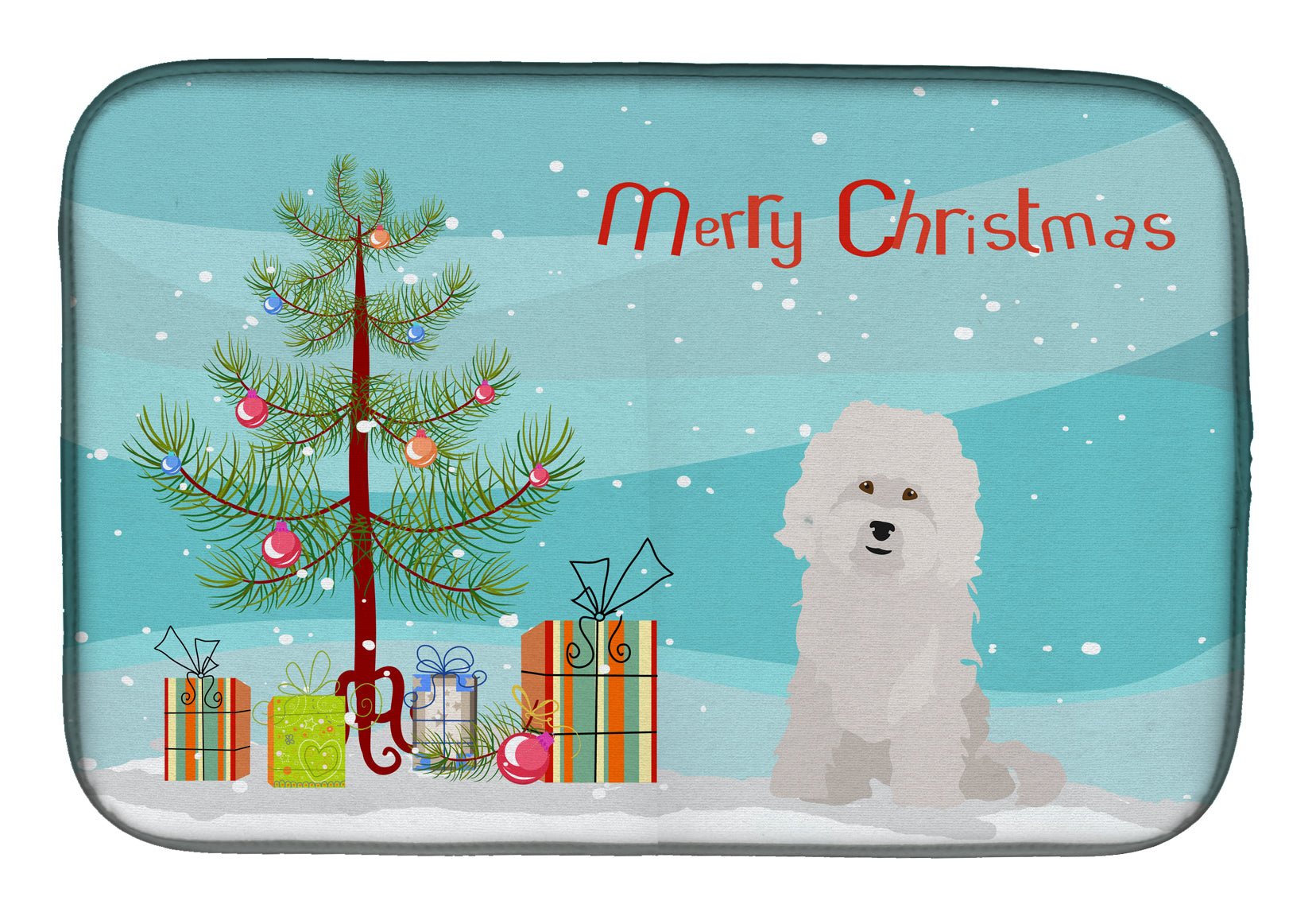 Bolognese Christmas Tree Dish Drying Mat CK3492DDM  the-store.com.