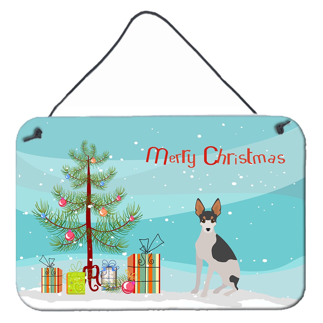 Miniature Fox Terrier #2 Christmas Tree Wall or Door Hanging Prints CK3502DS812 by Caroline&#39;s Treasures