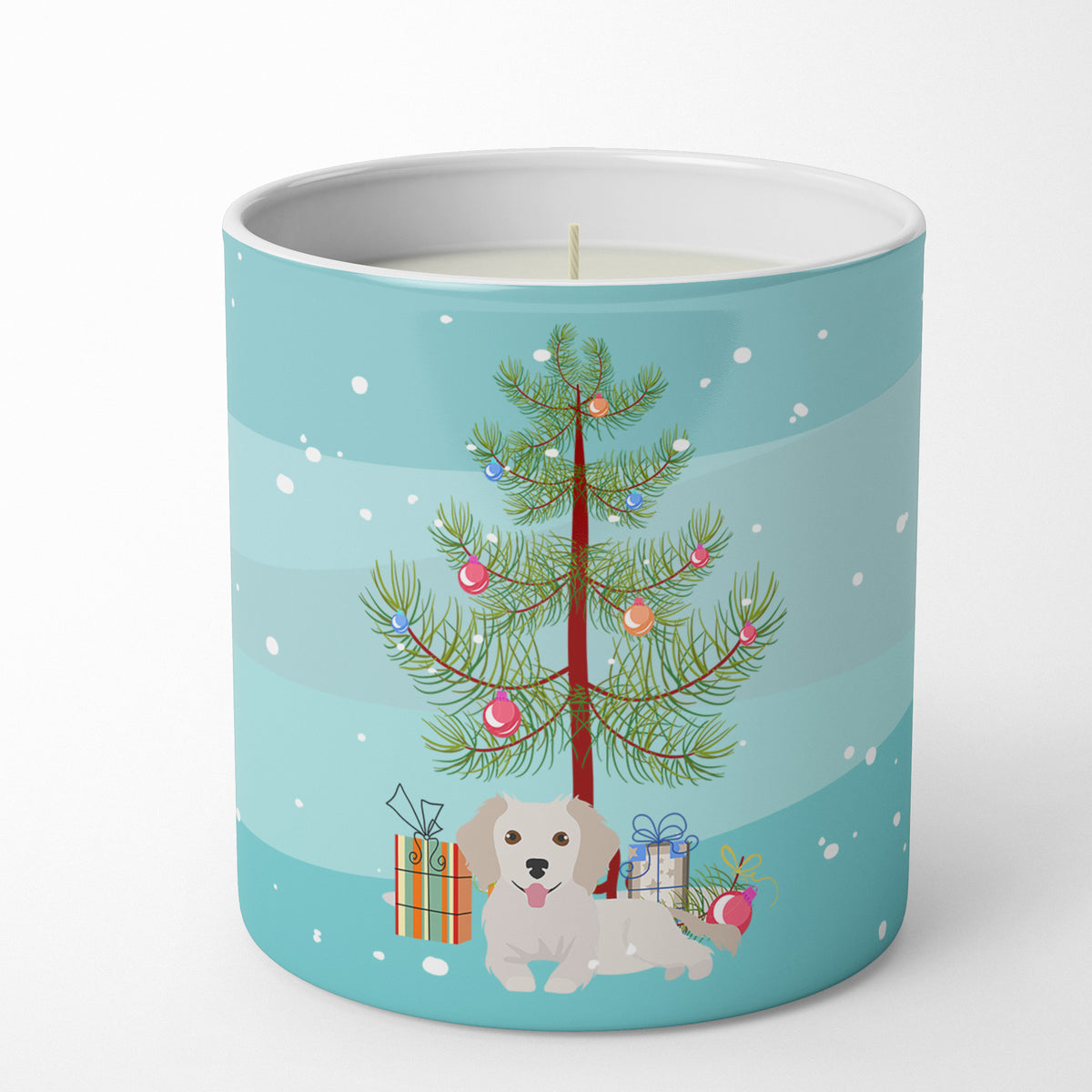 Buy this Small Greek Domestic Dog Kokoni #2 Christmas Tree 10 oz Decorative Soy Candle