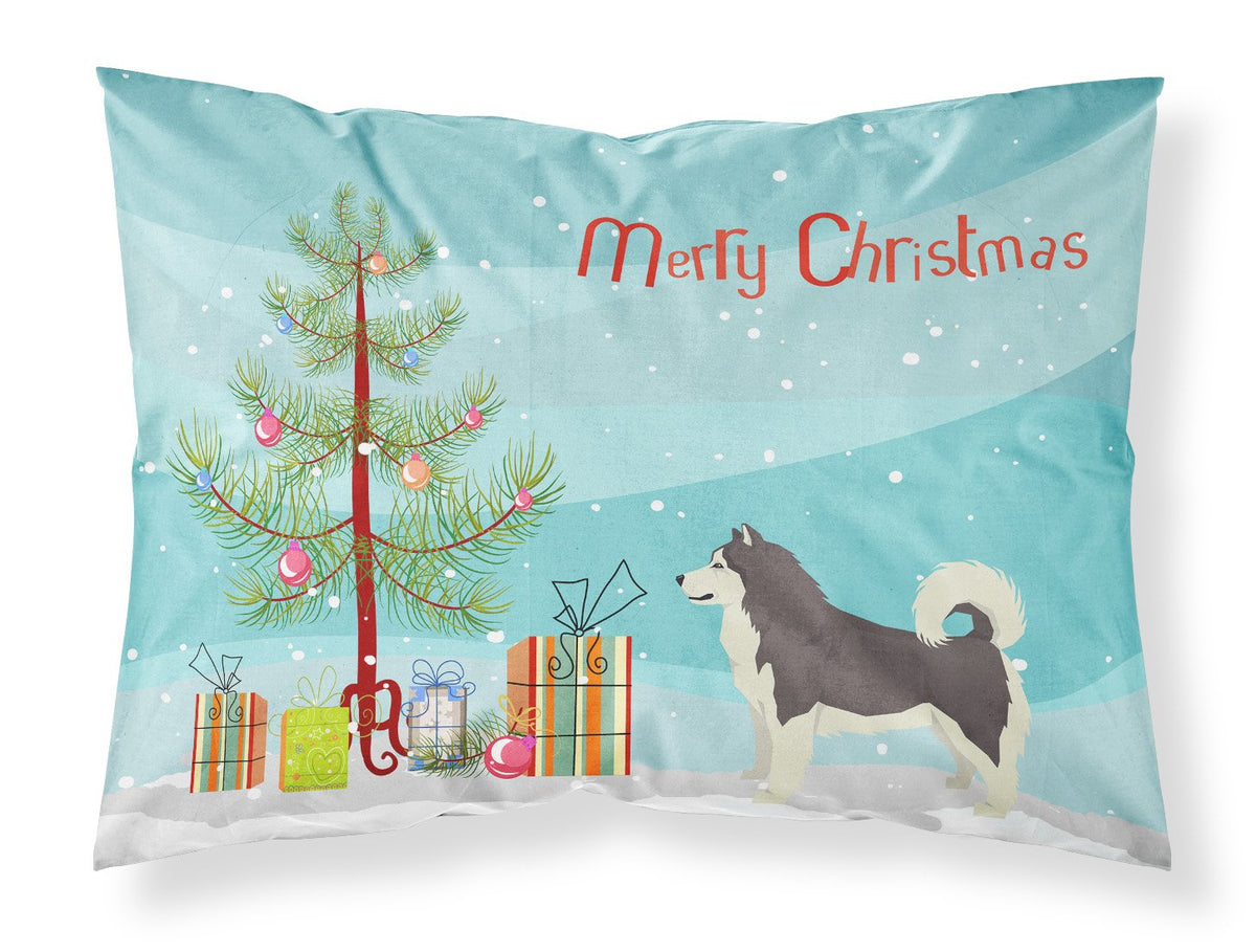 Alaskan Malamute Christmas Tree Fabric Standard Pillowcase CK3513PILLOWCASE by Caroline&#39;s Treasures