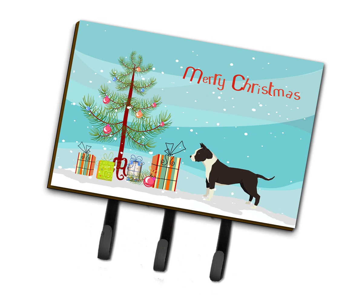 American Staffordshire Terrier Christmas Tree Leash or Key Holder CK3515TH68