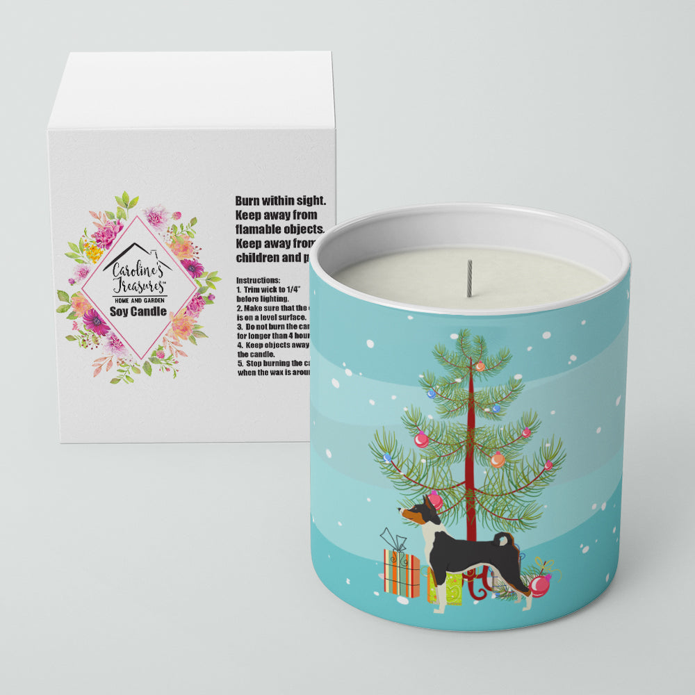 Buy this Basenji Christmas Tree 10 oz Decorative Soy Candle