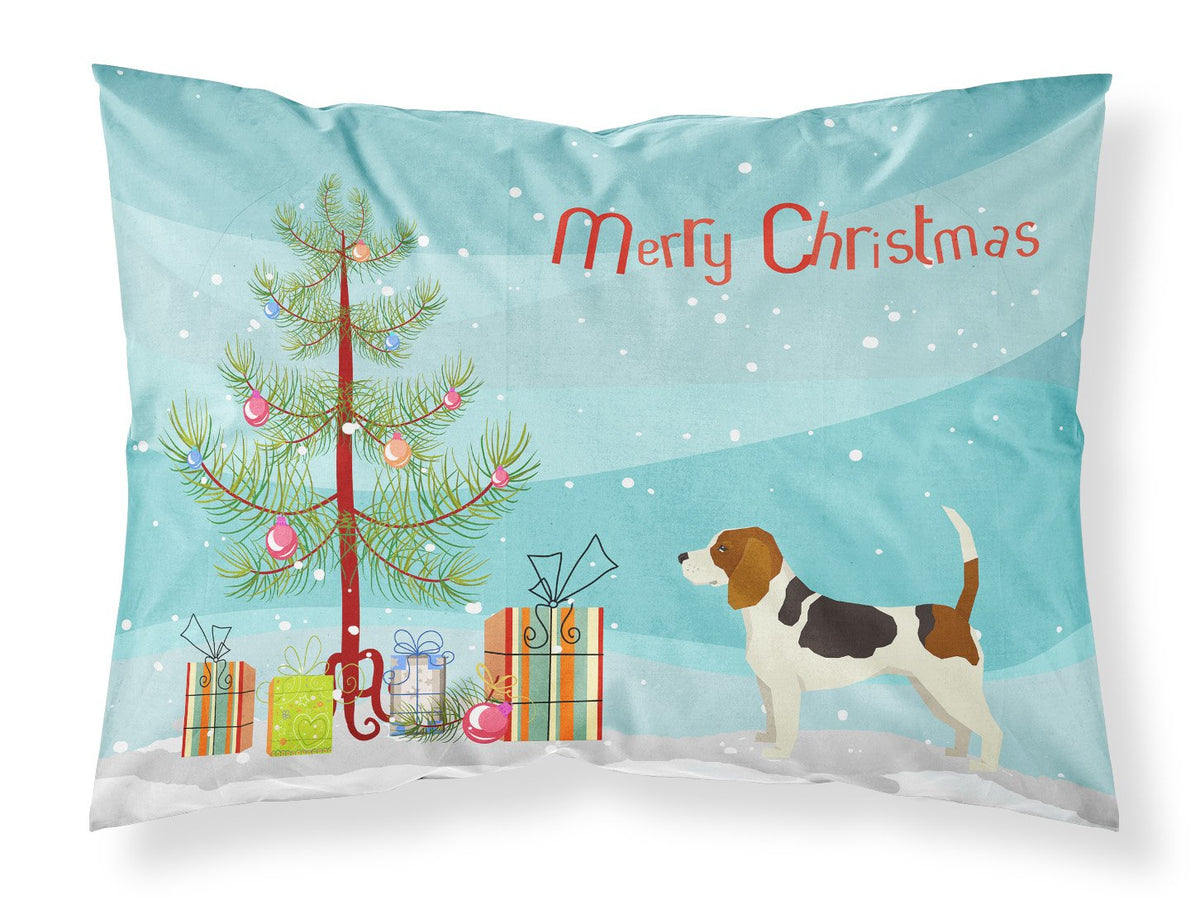 Beagle Christmas Tree Fabric Standard Pillowcase CK3519PILLOWCASE by Caroline&#39;s Treasures
