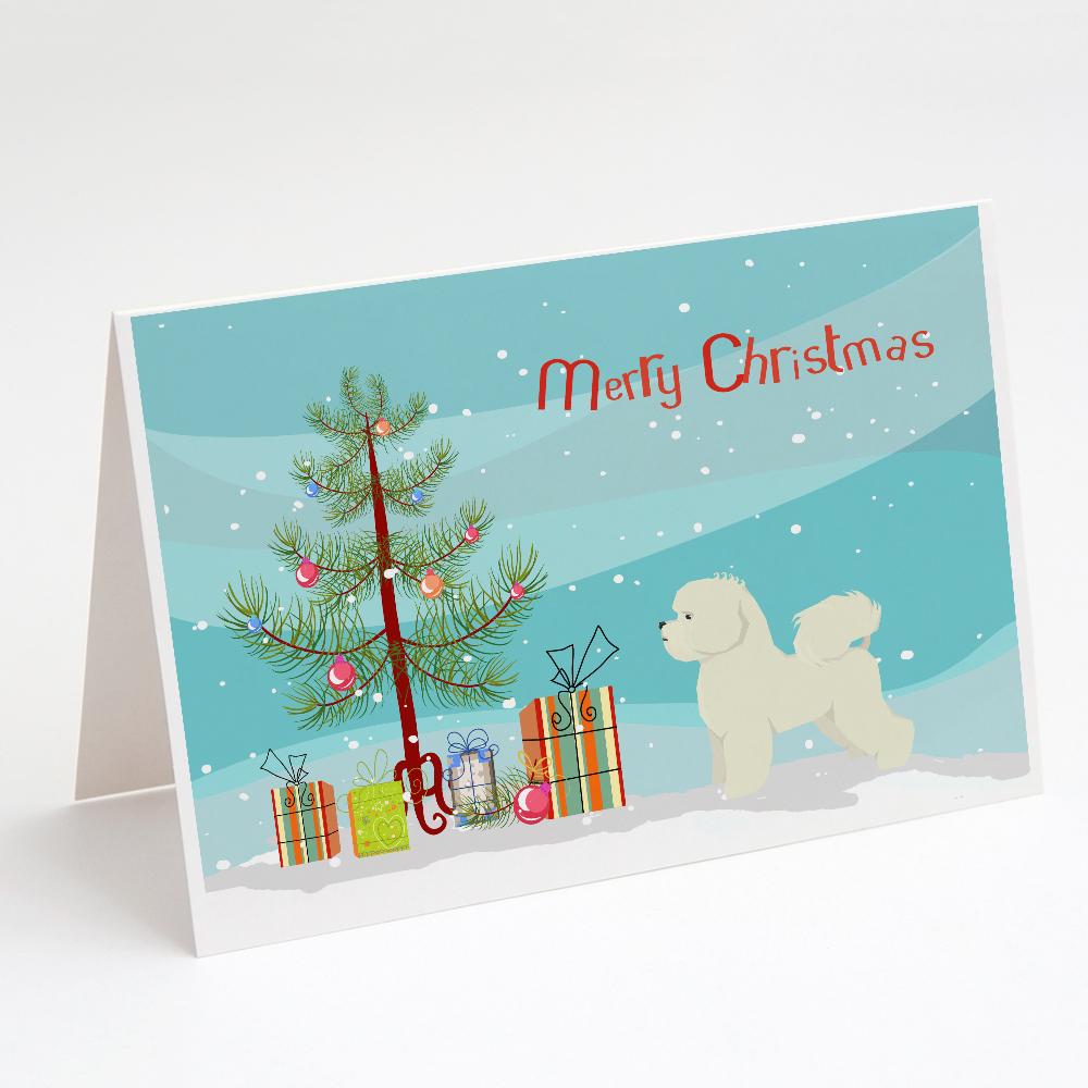 Buy this Bichon Frise Christmas Tree Greeting Cards and Envelopes Pack of 8