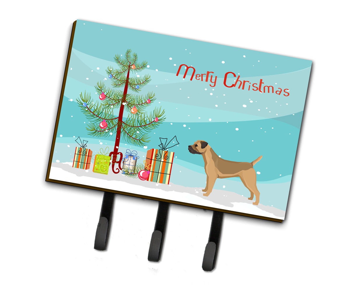 Border Terrier Christmas Tree Leash or Key Holder CK3523TH68